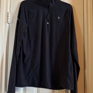 Navy Quarter-Zip Pullover